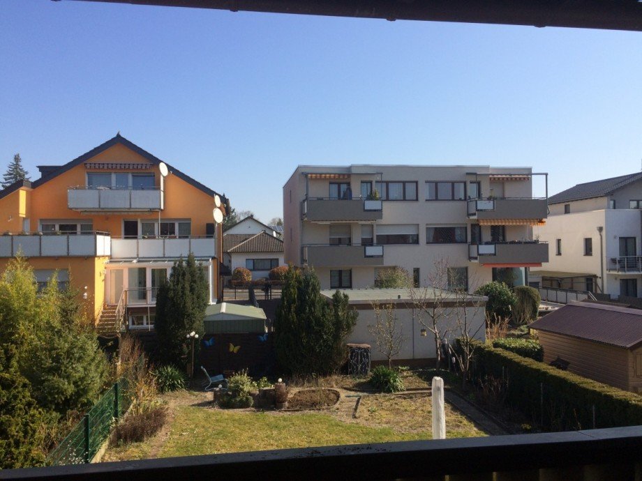 Blick vom Balkon Etagenwohnung Offenbach am Main