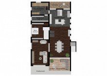 Grundriss Erdgeschoss links Leben wie in einer modernen Stadtvilla