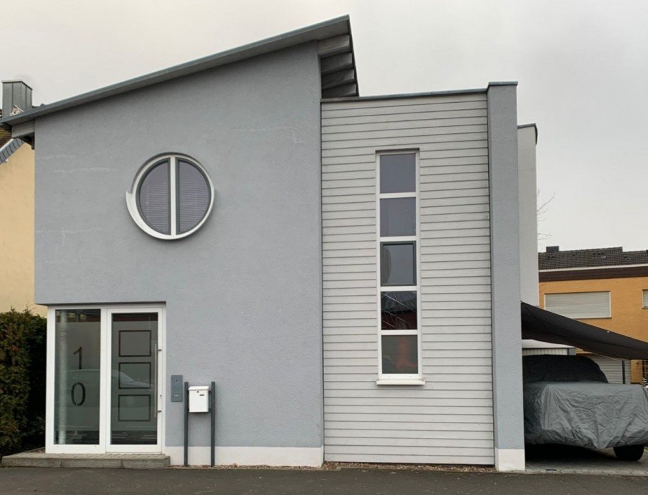 Hausansicht Einfamilienhaus Stockstadt am Main