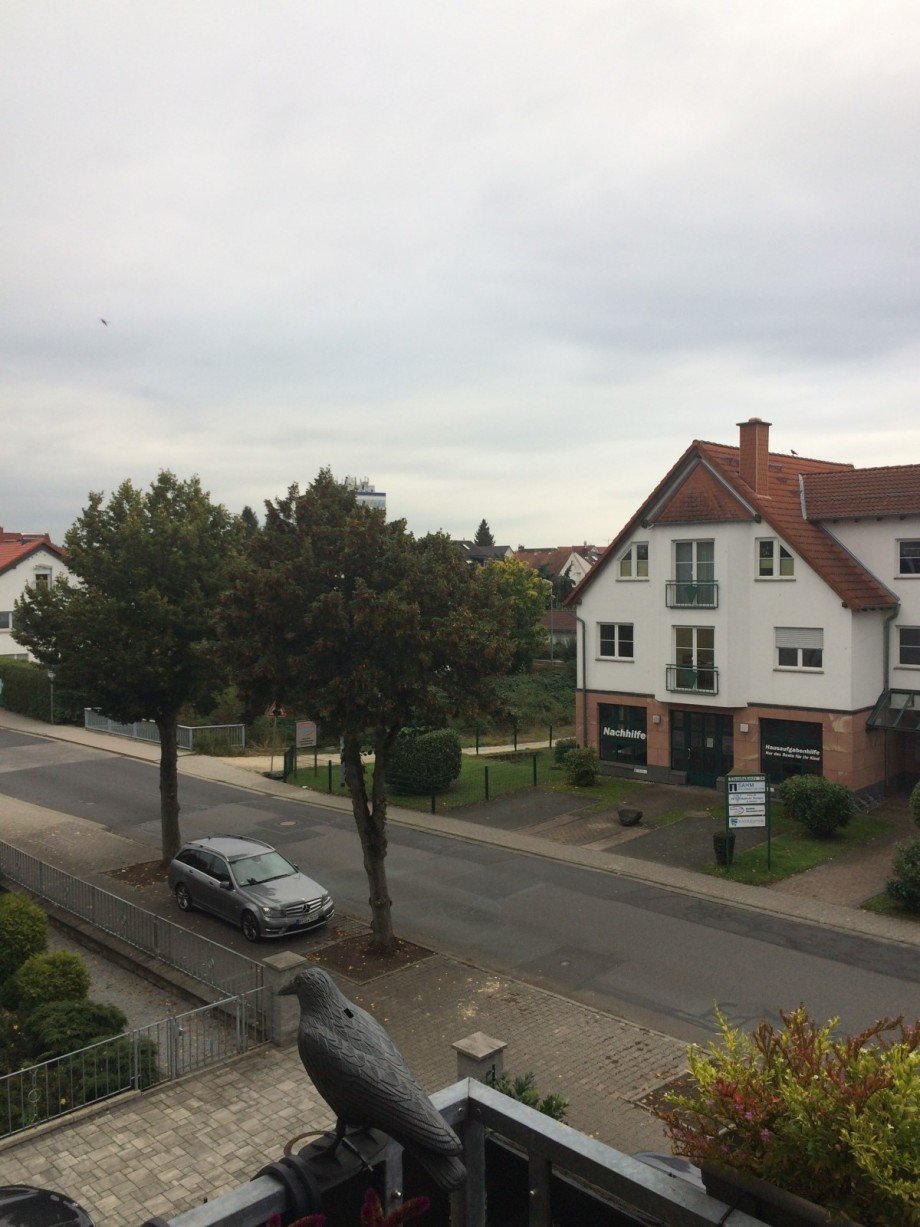 Aussicht Balkon Dachgeschosswohnung Rodgau