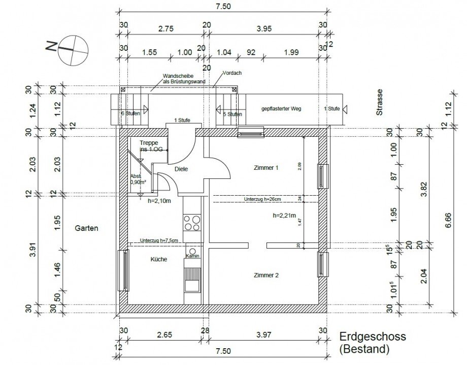 Grundriss EG Einfamilienhaus Freigericht