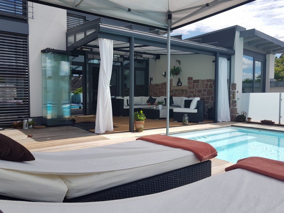 Pool Veranda Einfamilienhaus Alzenau