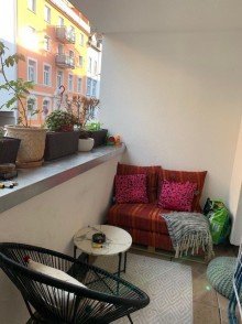 Balkon Neuwertige 3 Zimmer Erdgeschosswohnung in zentraler Lage