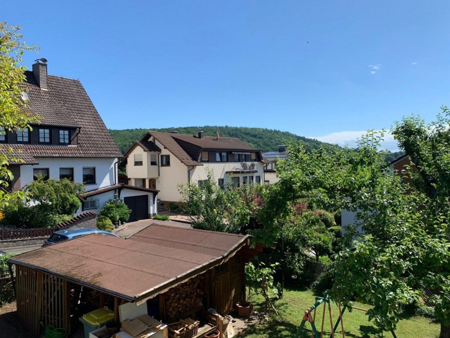 Ausblick von Balkon Einfamilienhaus Steinau an der Stra�e
