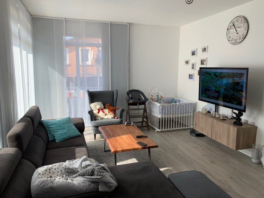 Wohnzimmer Penthousewohnung Offenbach am Main