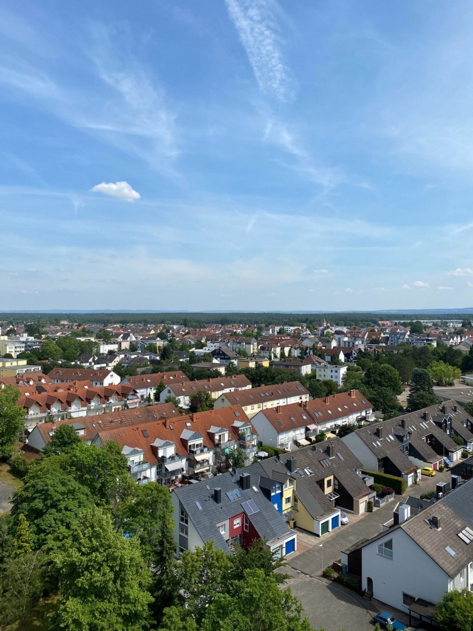 Ausblick Wintergarten Etagenwohnung Rodgau