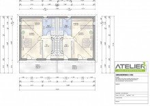 Grundriss DG Neubauprojekt einer Doppelhaush�lfte inkl. Grundst�ck und Einliegerwohnung
