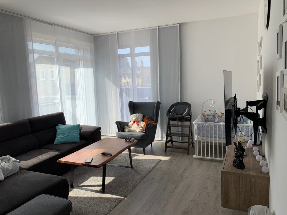 Wohnzimmer Penthousewohnung Offenbach am Main