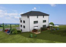 Hausansicht Neubauprojekt einer Doppelhaush�lfte inkl. Grundst�ck und Einliegerwohnung