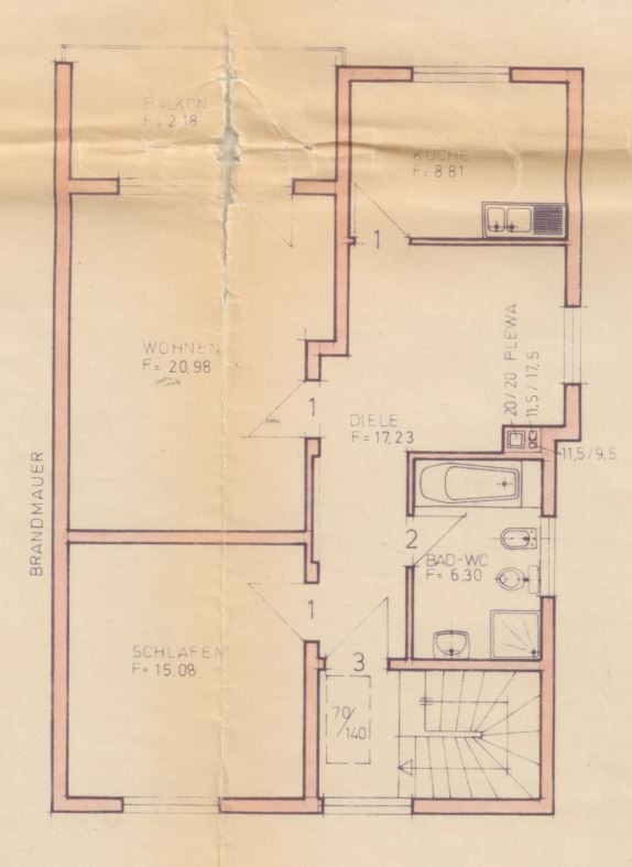 Grundriss Etagenwohnung Offenbach am Main
