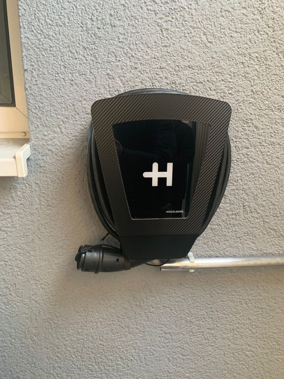 Ladestation f�r E-Autos Einfamilienhaus Stockstadt am Main