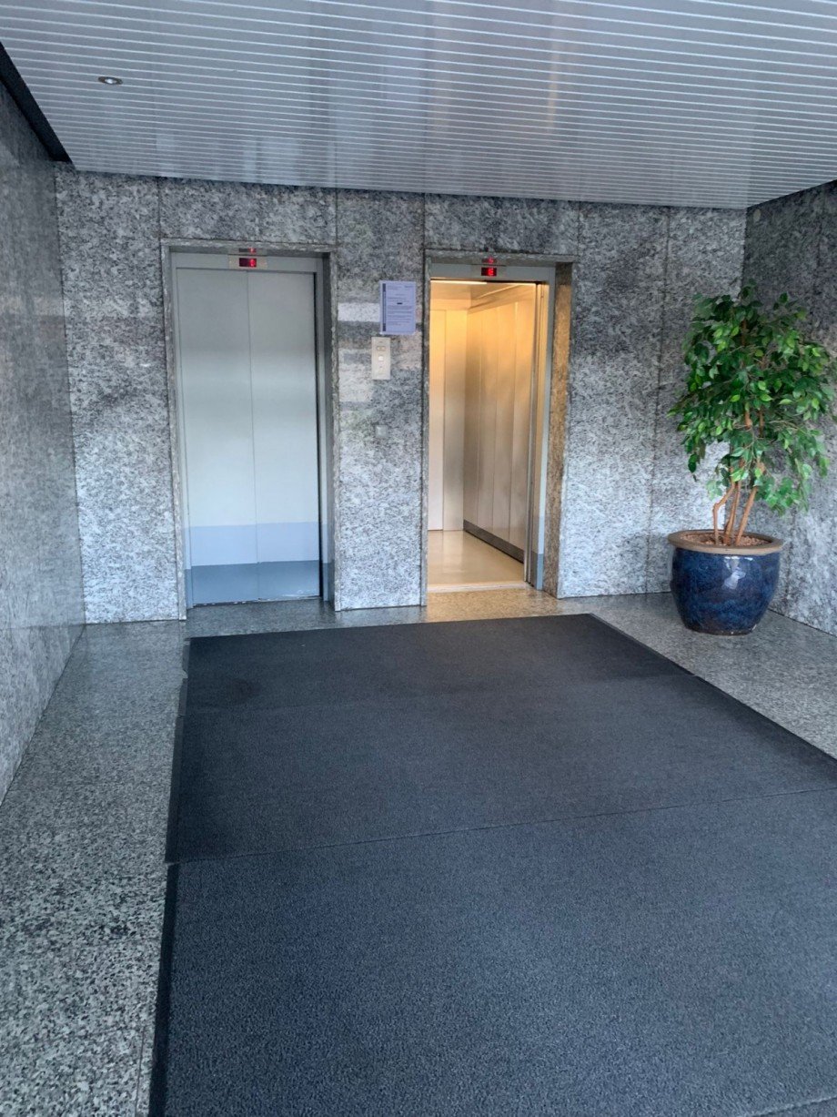 Haupteingang mit 2 Aufz�gen Etagenwohnung Rodgau