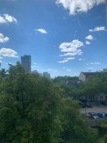 Aussicht in Richtung Frankfurt Leben im Herzen von Offenbach
