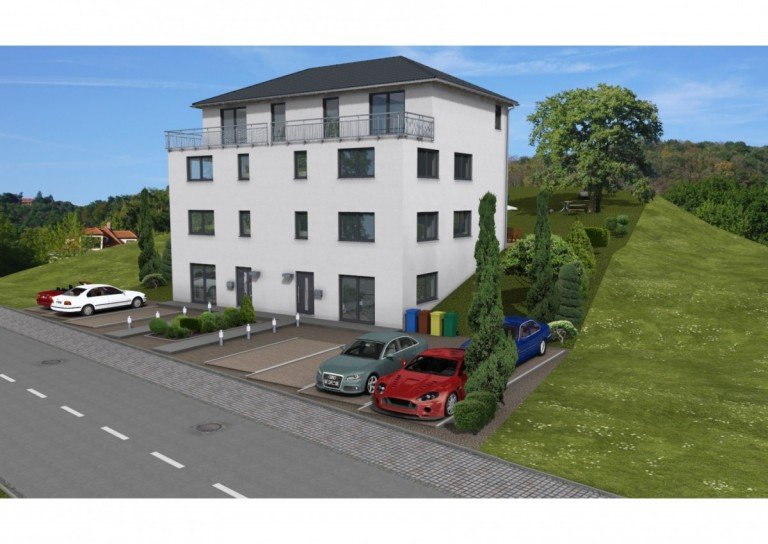 Hausansicht Gelnhausen Doppelhaush�lfte Neubauprojekt einer Doppelhaush�lfte inkl. Grundst�ck und Einliegerwohnung