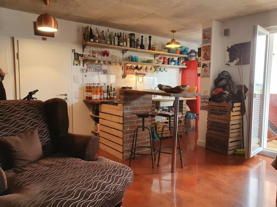 offene Wohn/Essk�che Etagenwohnung Hanau