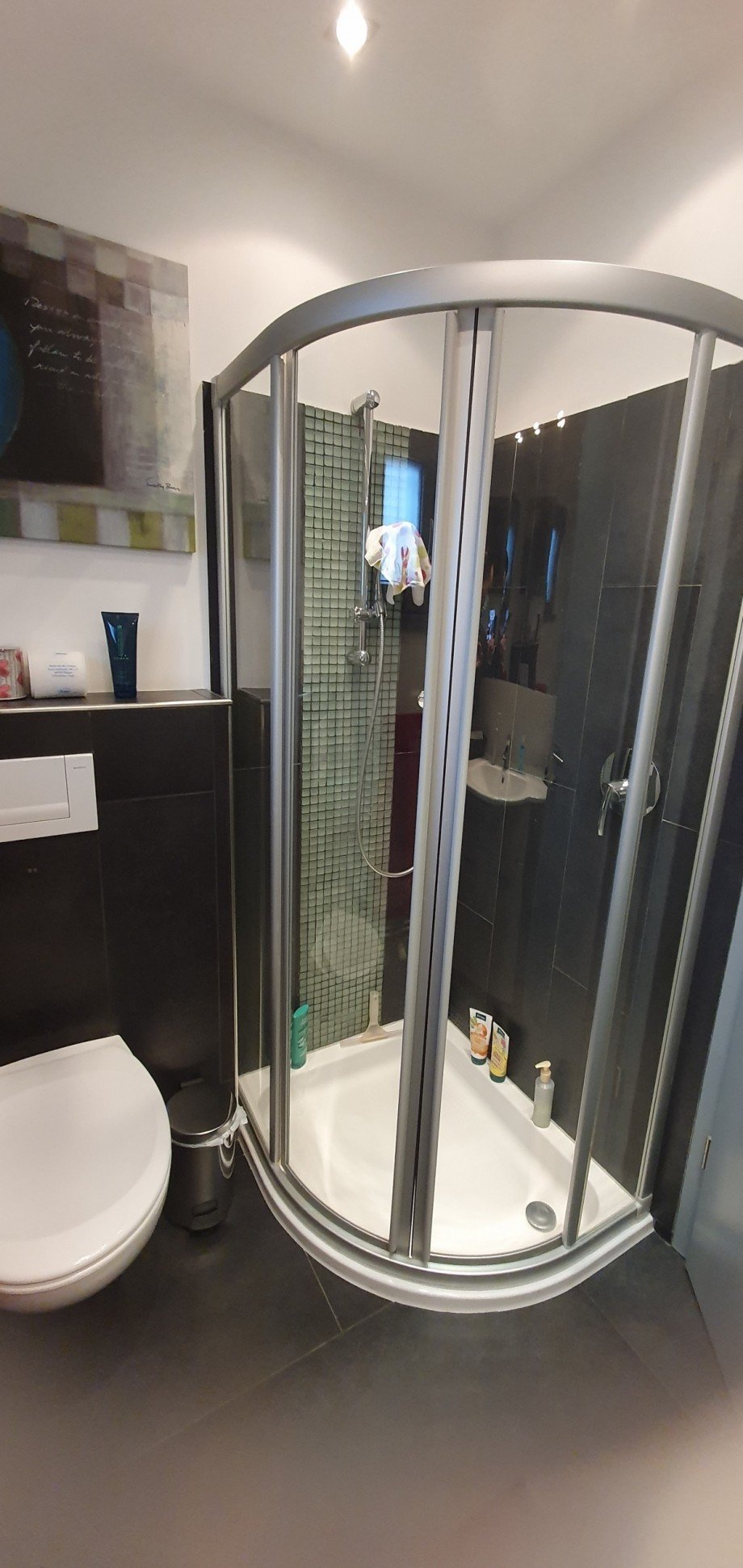 Badezimmer mit Dusche Einfamilienhaus Alzenau