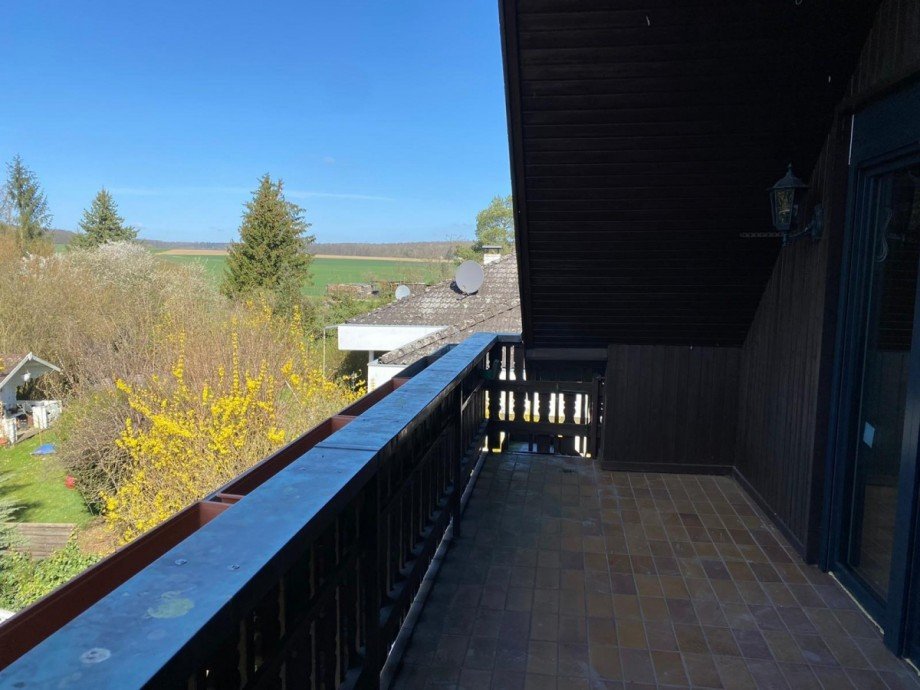 Balkon mit Aussicht Dachgeschosswohnung Sch�neck