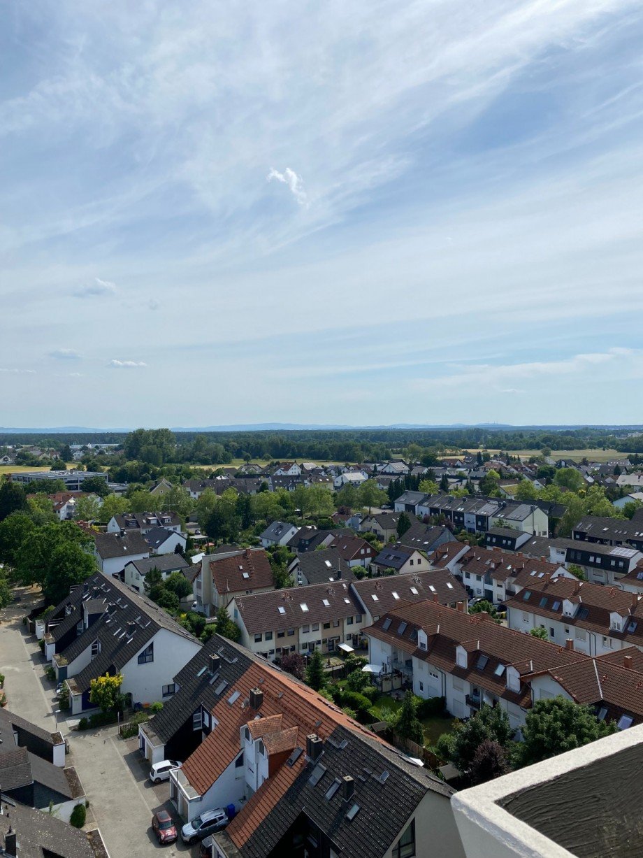Ausblick Wintergarten Etagenwohnung Rodgau